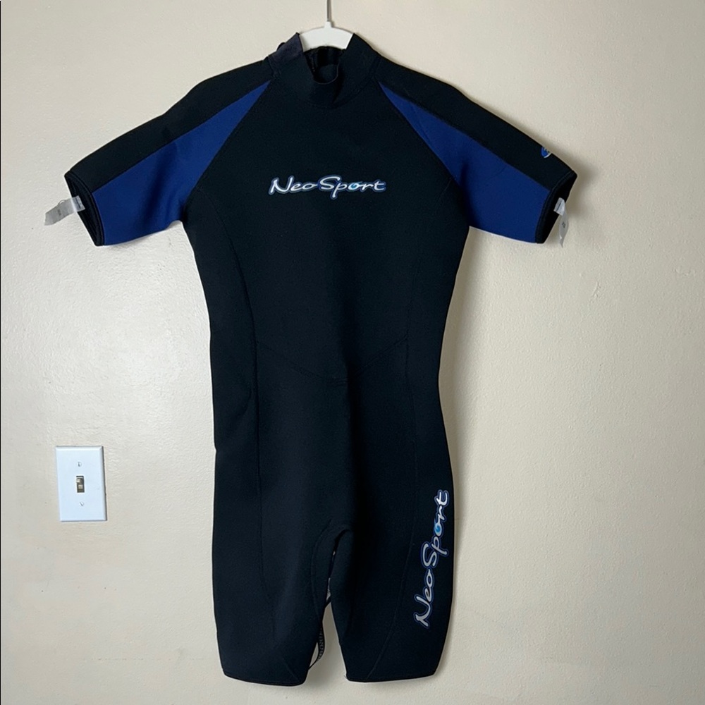 NeoSport Swim Rashguard - Black and Blue
